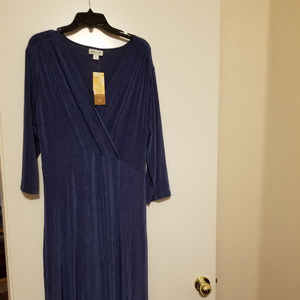 Coldwater Creek blue maxidress